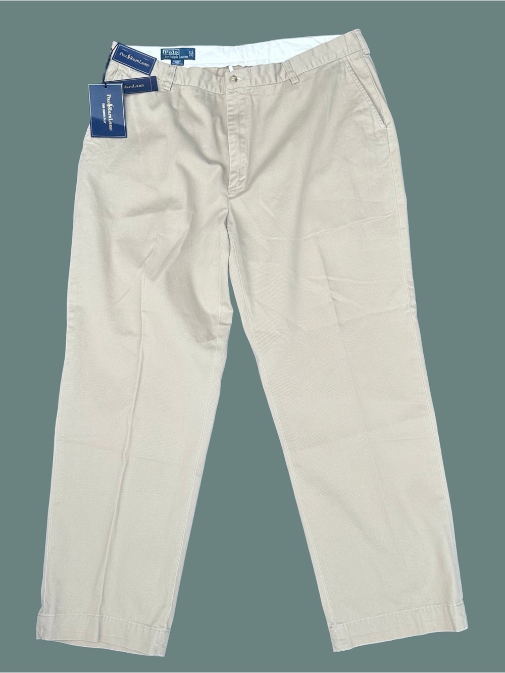 Polo by Ralph Lauren Men's Light Tan Chinos New With Tags 90’s